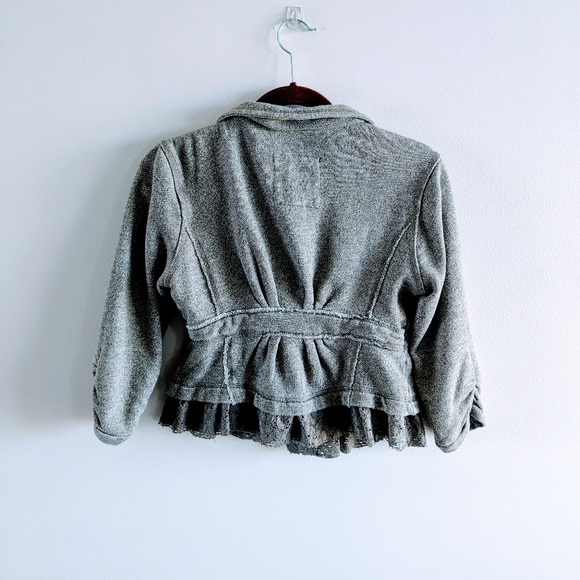 Decree Girls Ruffle Button up Jacket - Picture 4 of 5